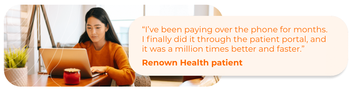 Renown - Patient financial care quote 1