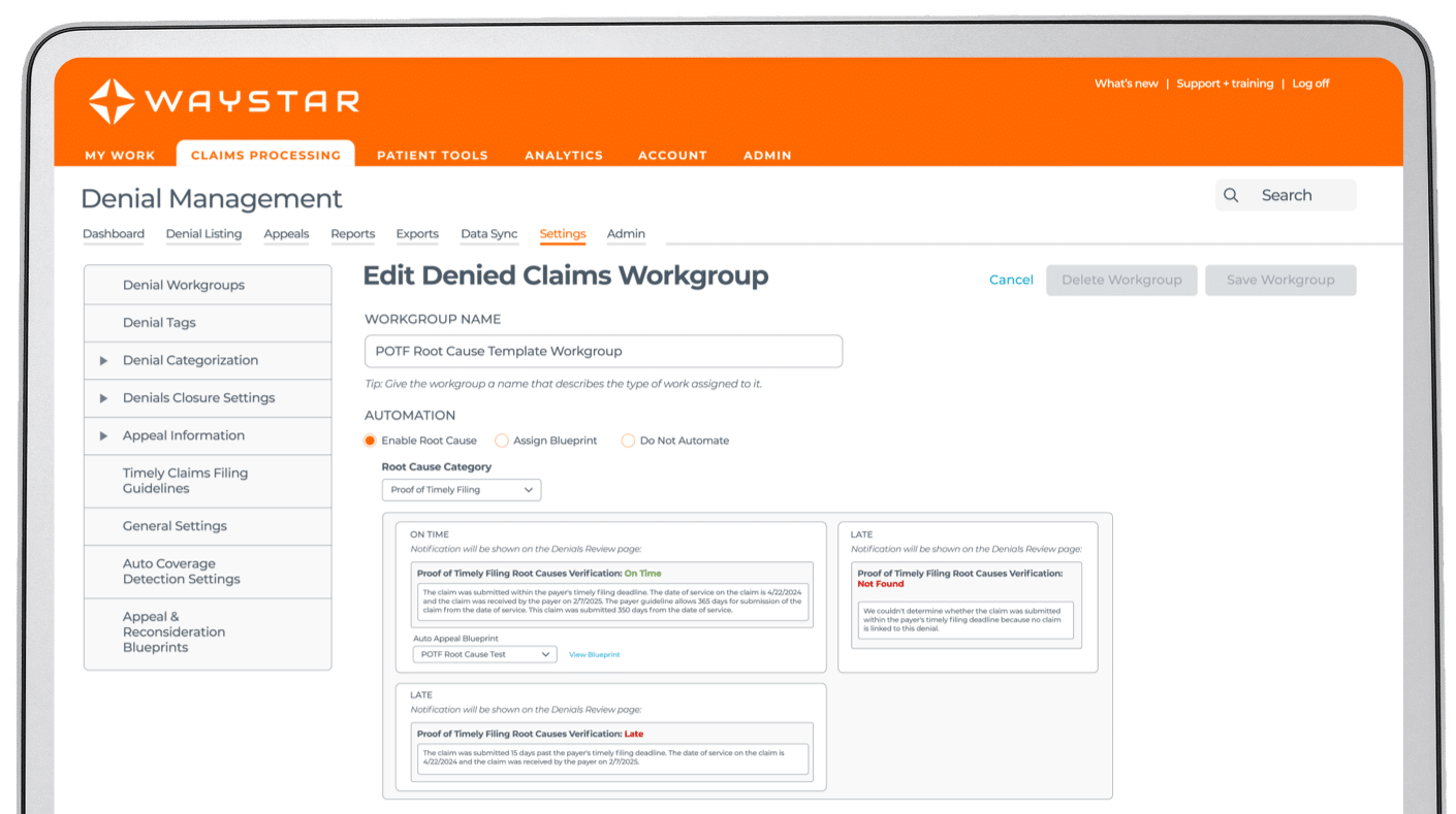 POTF root cause insights