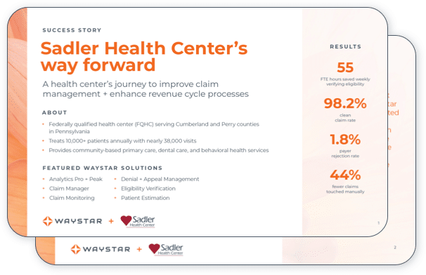Thumbnail view of Sadler Health success story